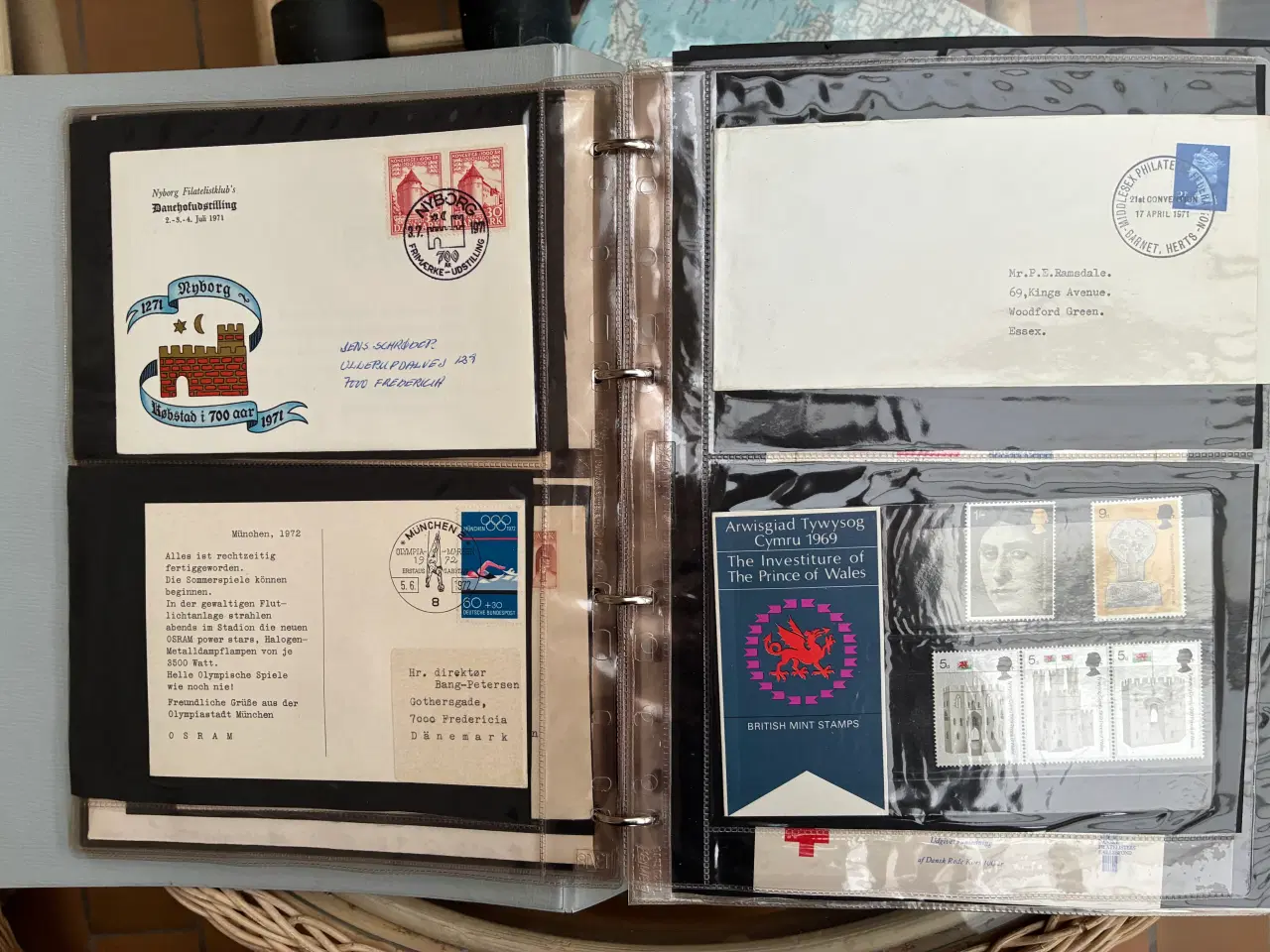 Billede 10 - Frimærker helsager stempler postnoteringer