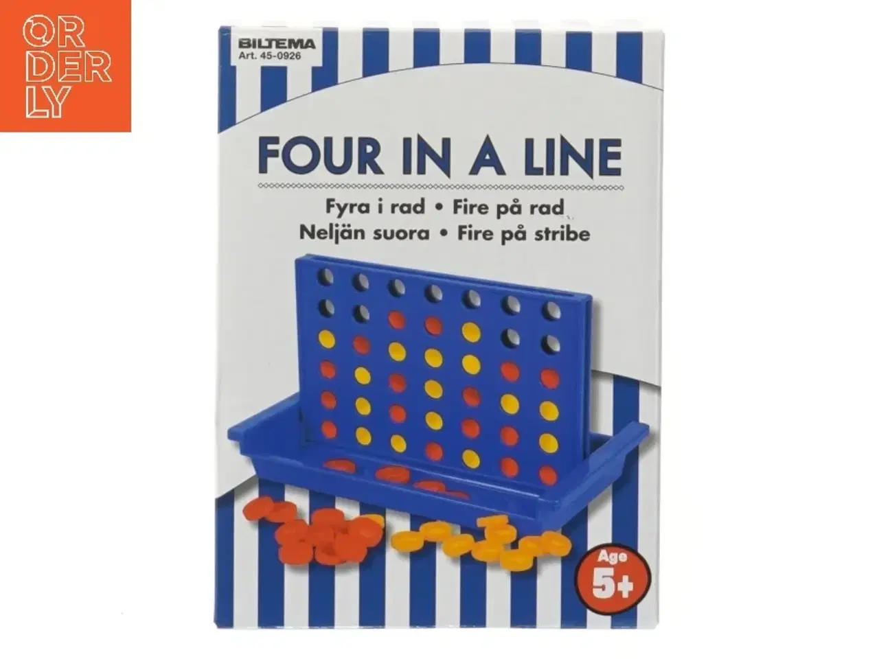 Billede 1 - Fire på stribe spil fra Biltema (str. 20x15 cm)