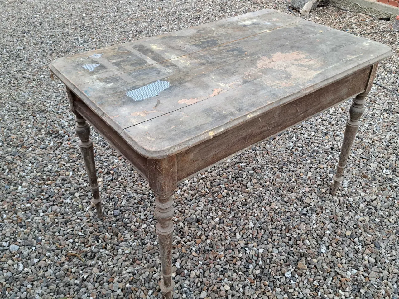 Billede 6 - Gammelt spisebord antikt