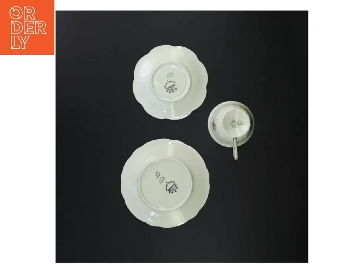 Billede 2 - Porcelænskopper med underkopper fra Antoinette (str. 16 x 9 cm)