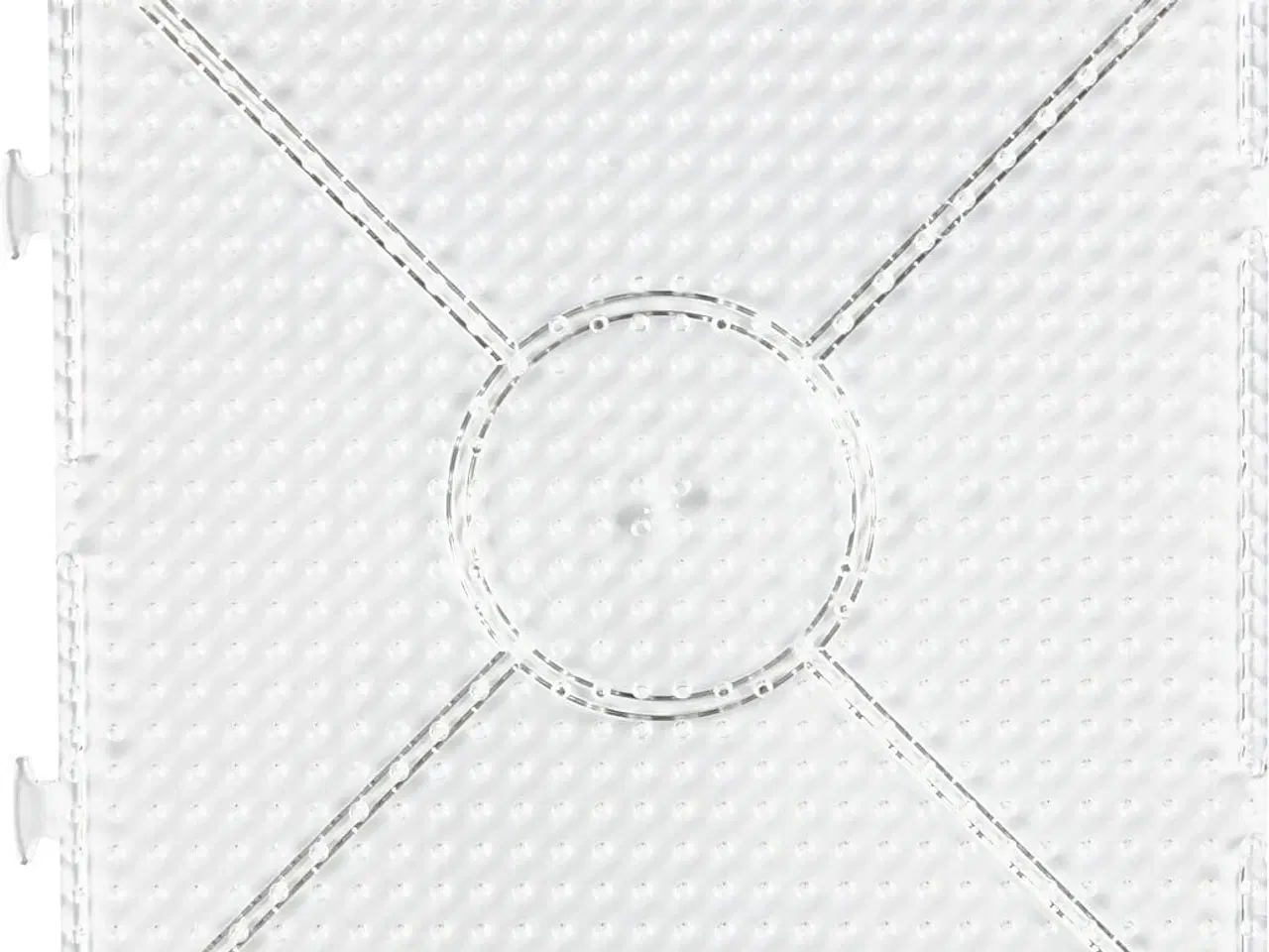 Billede 1 - Stor klar perleplade 15x15 cm til kreative projekter