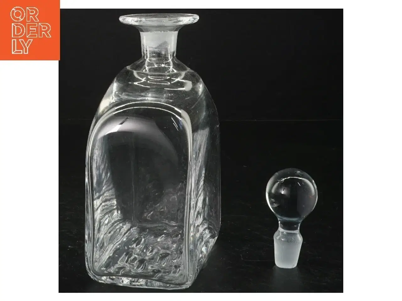 Billede 3 - Glas karaffel med prop (str. Kl. 10:00 cm)