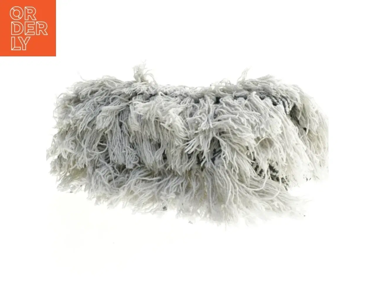 Billede 5 - Stribet tæppe med frynser fra Netto (str. 128 x 113 cm)