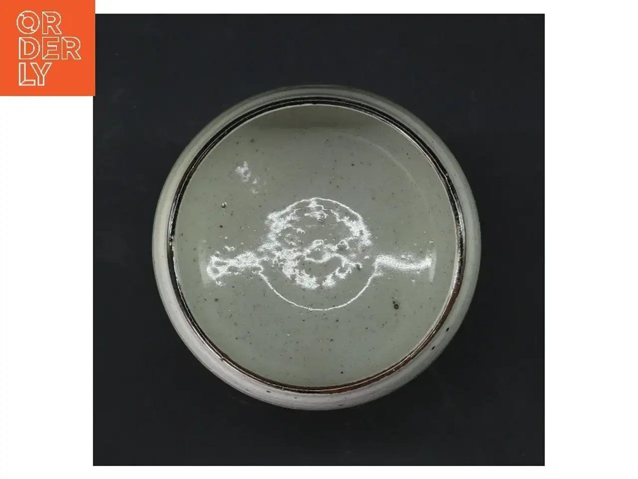 Billede 3 - Keramik vase på fod (str. Ø 8,5 cm længde 14 cm)