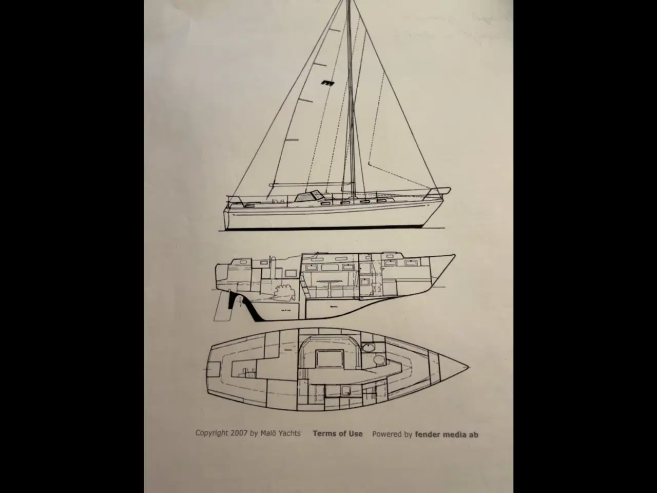 Billede 3 - Motorsejler Malø 40h byg 215 1979