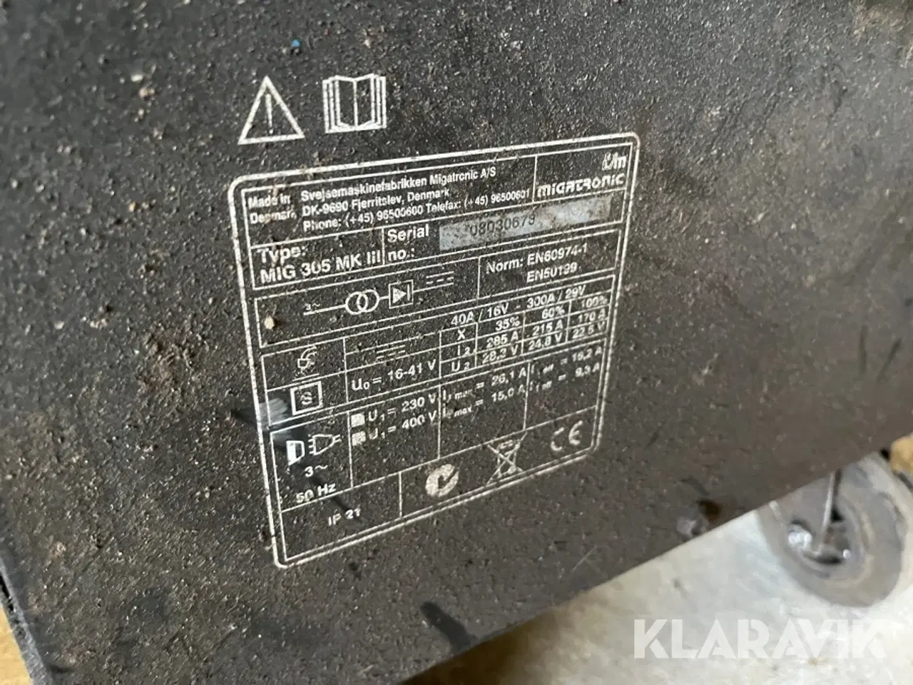 Billede 12 - Svejsemaskine Migatronic MIG 305