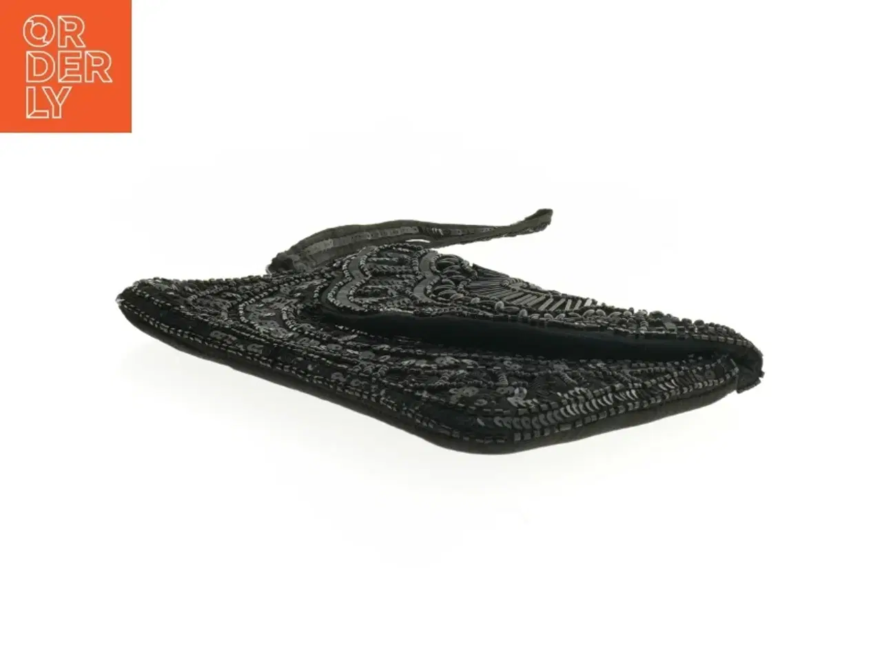 Billede 3 - Sort aftentaske med pailletter fra Bjou B Brigitte (str. 23 x 14,5 cm)