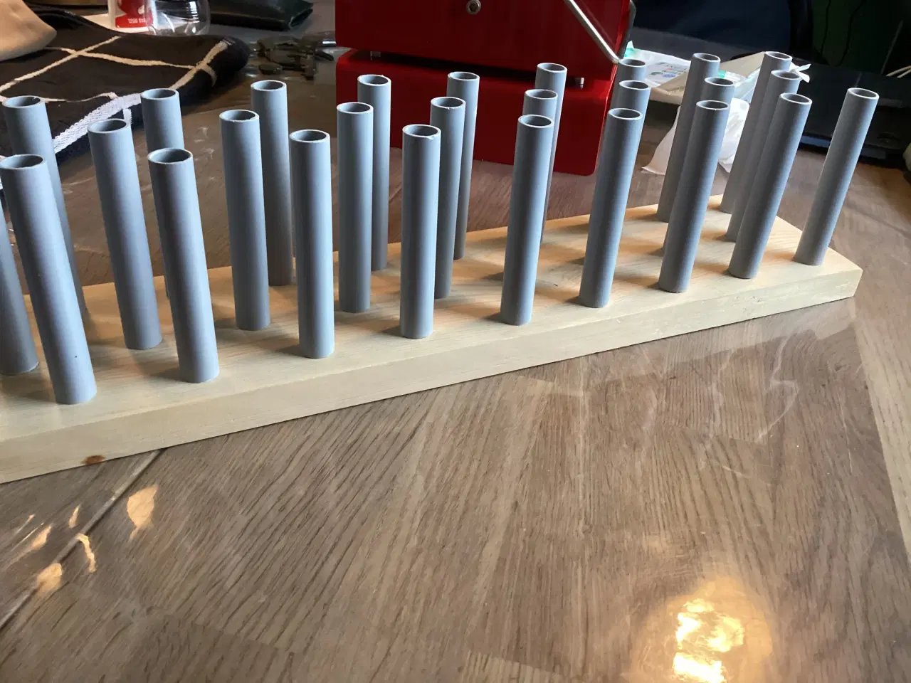 Billede 5 - Stor garnholder i træ