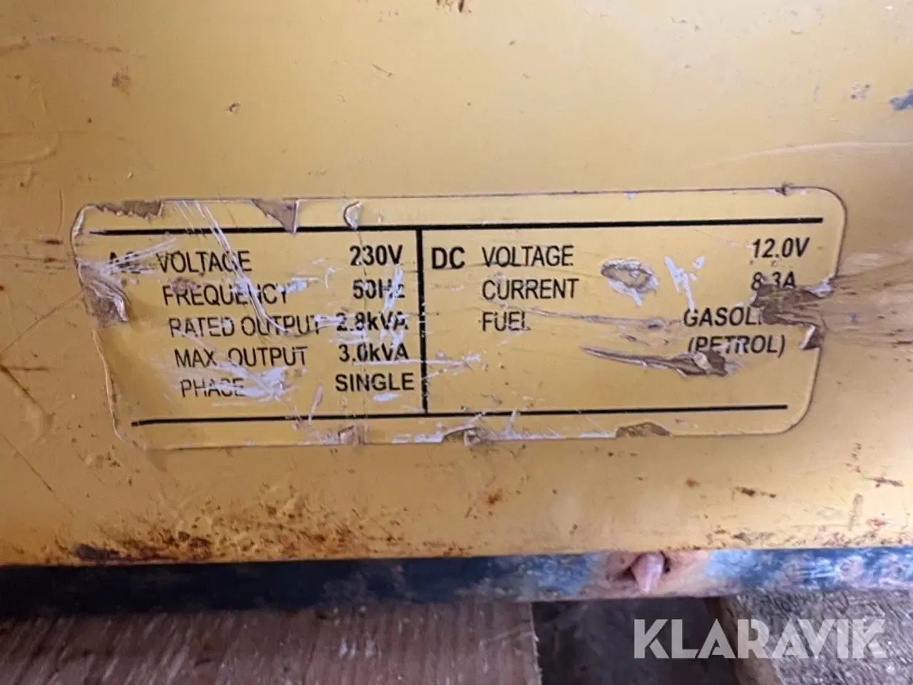 Billede 5 - Generator Sinmaster KGE 3500Ti 2 styk