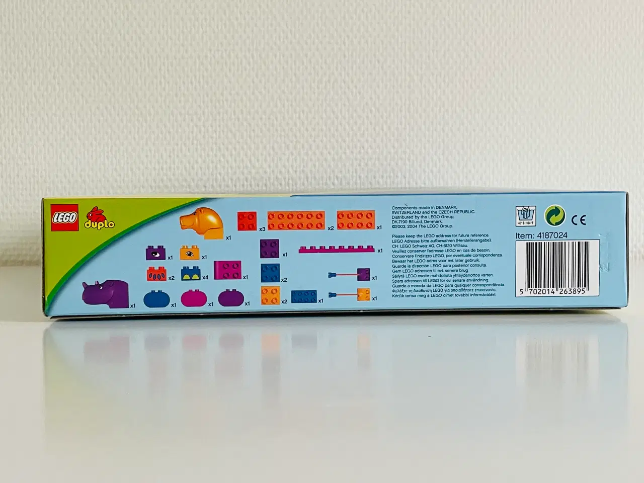 Billede 4 - LEGO DUPLO 3514 – Byggesæt med løve og næsehorn 