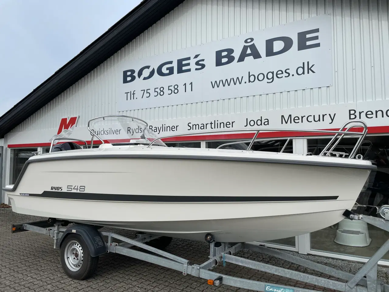 Billede 7 - 548VI Sport X-Line med 100 hk Mercury-EFI 4 takt 2,1L og 1300 kg Brenderup bådtrailer - SOLGT