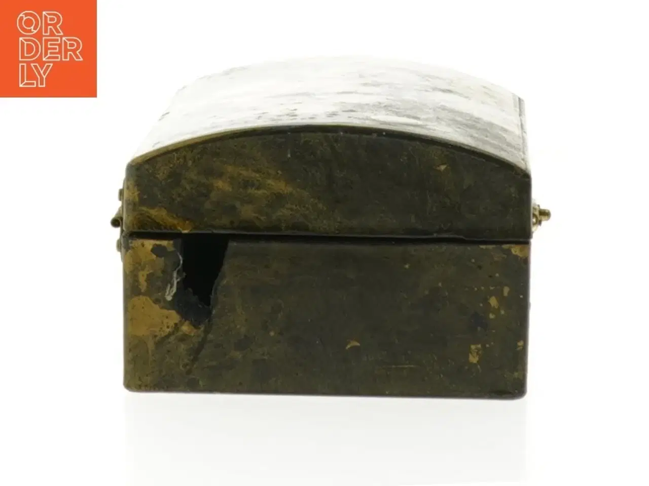 Billede 2 - Vintage cigaretetui med blomstermotiv (str. 14x9 cm)