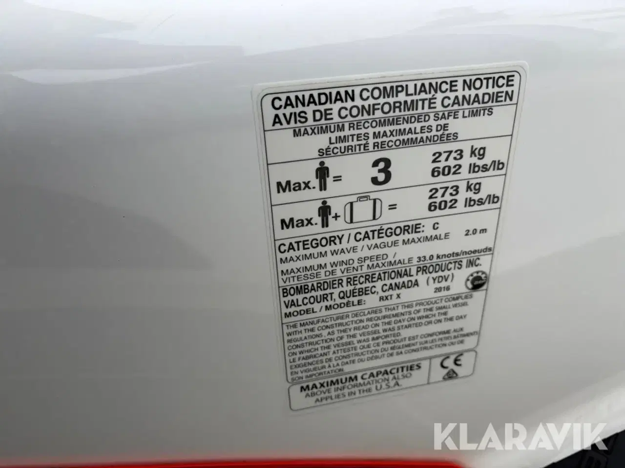 Billede 6 - Vandscooter Sea-Doo RXT-X 300