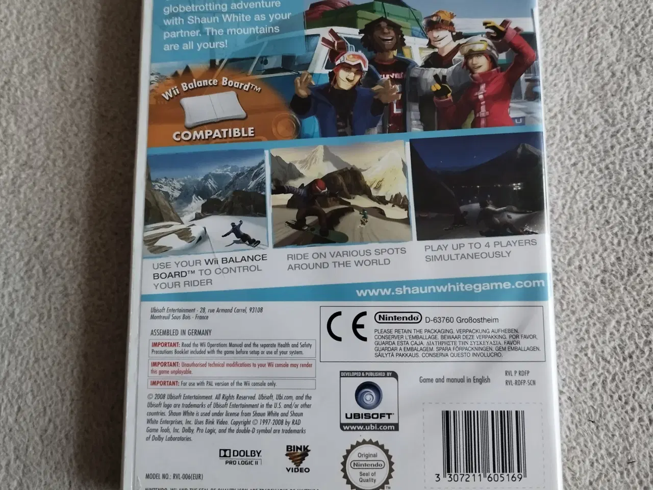 Billede 4 - Shaun White Snowboarding Road Trip - Wii Spil