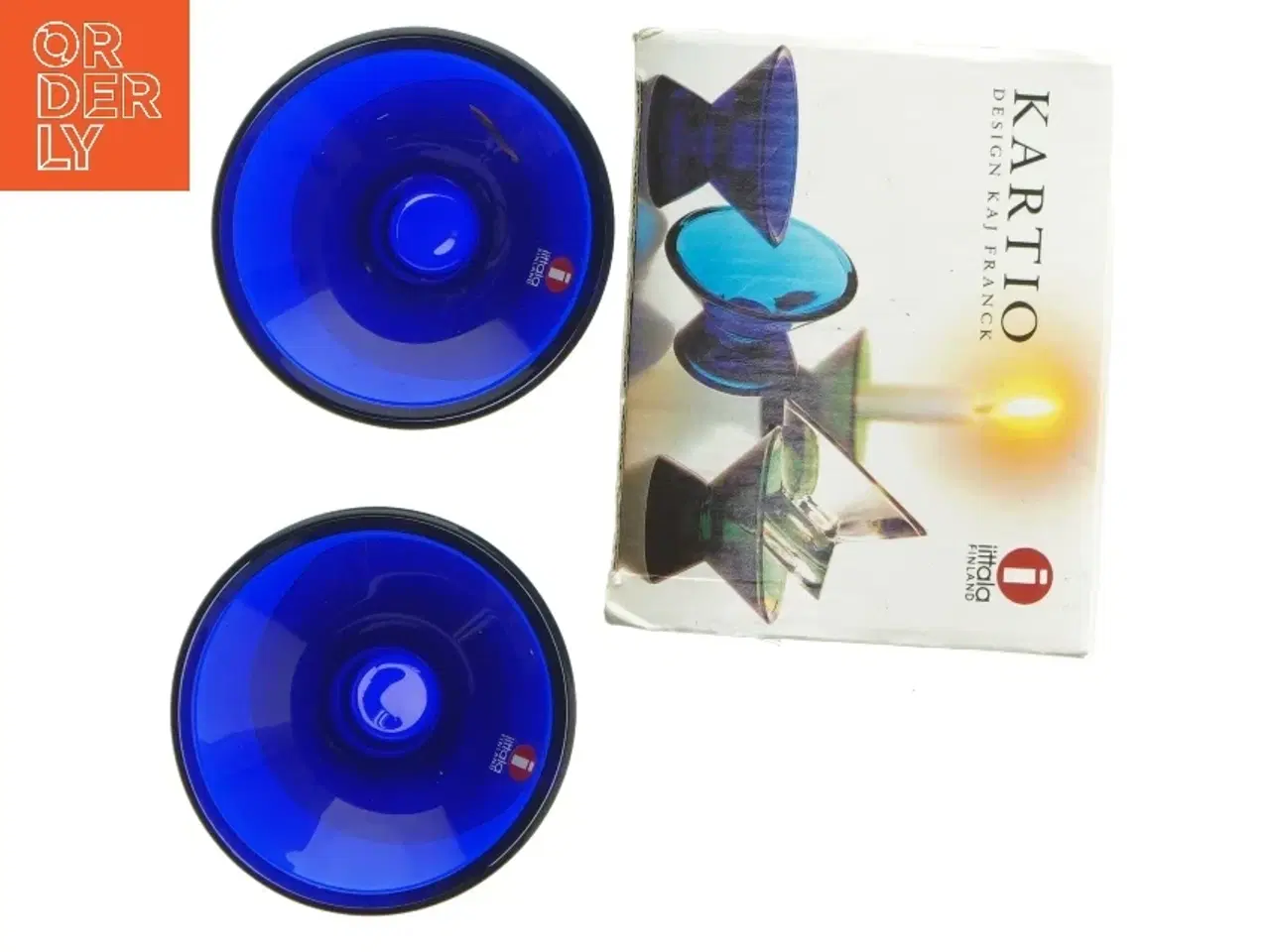 Billede 3 - Kartio lysestager i kobalt blå fra Iittala (str. 5 cm)