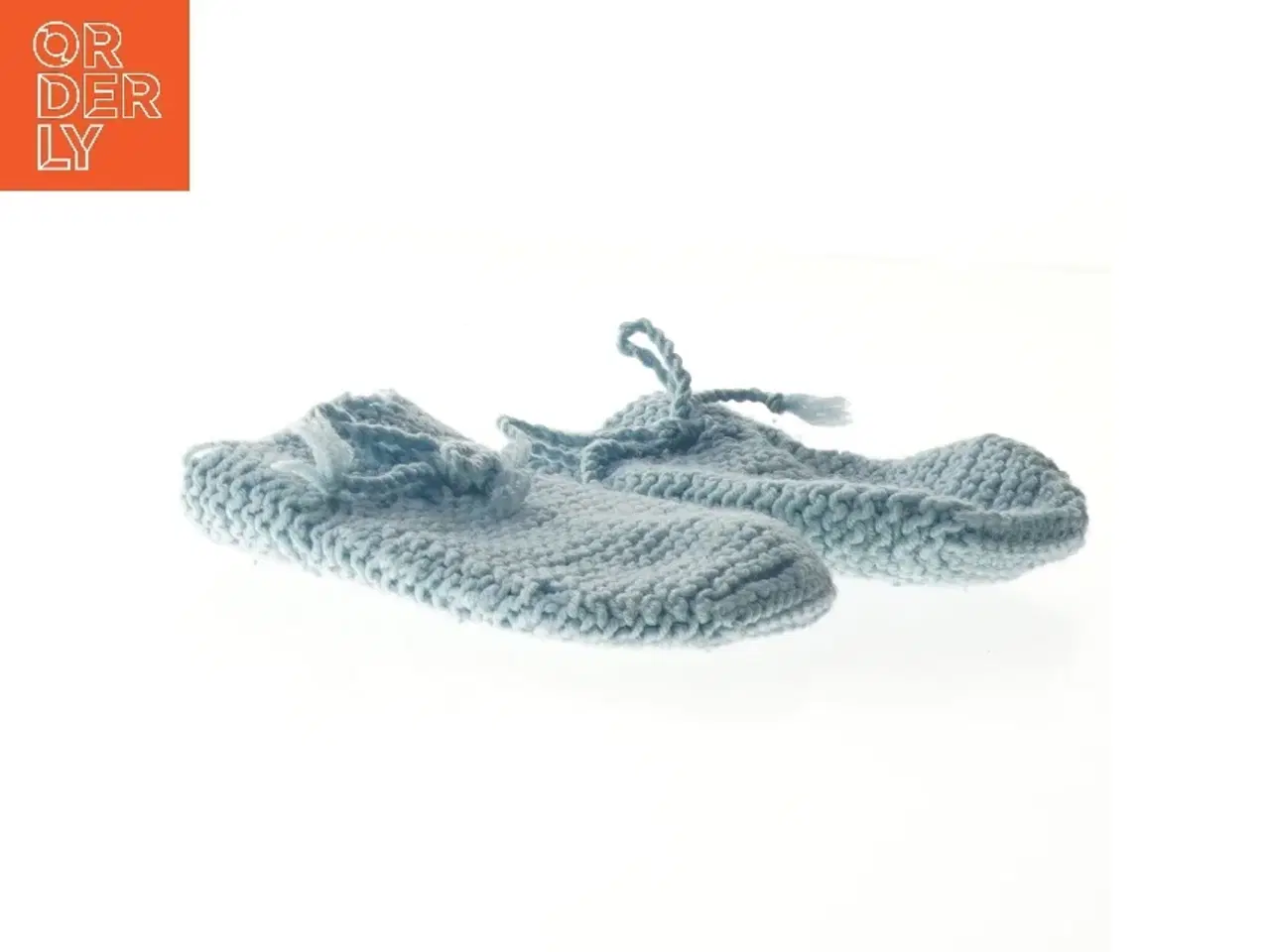 Billede 4 - Strikkede babyfutter (str. 13 x 8 cm)