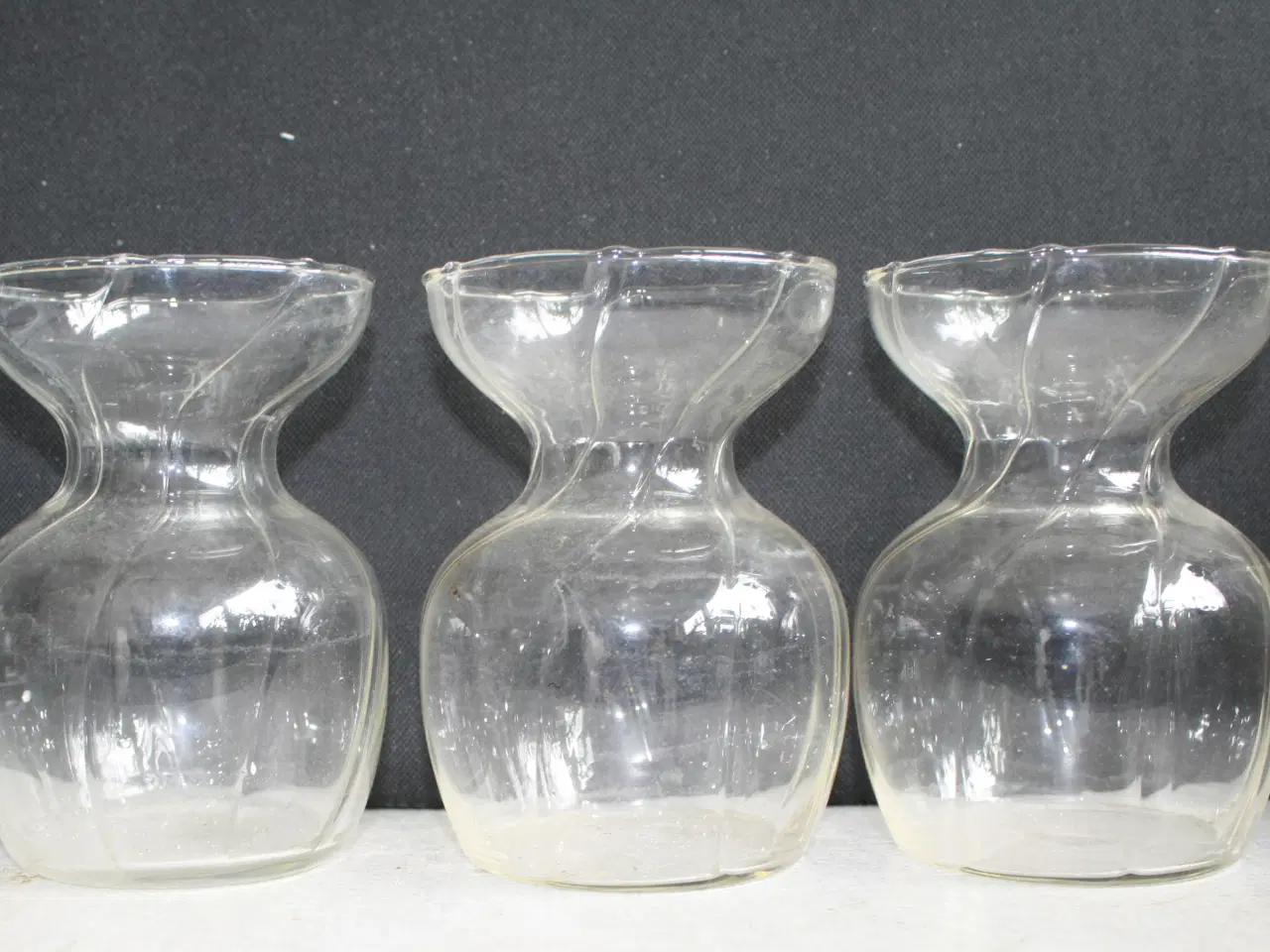 Billede 3 - 3 gamle hyacintglas