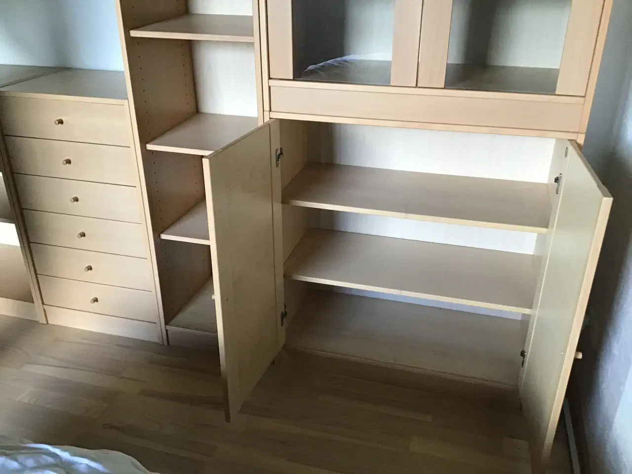 Billede 2 - Reolsystem, bøg, mrk. Denka