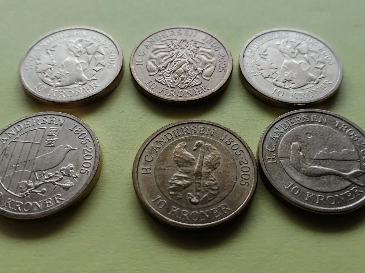 Billede 6 - Danske mønter og 10 kr. seddel
