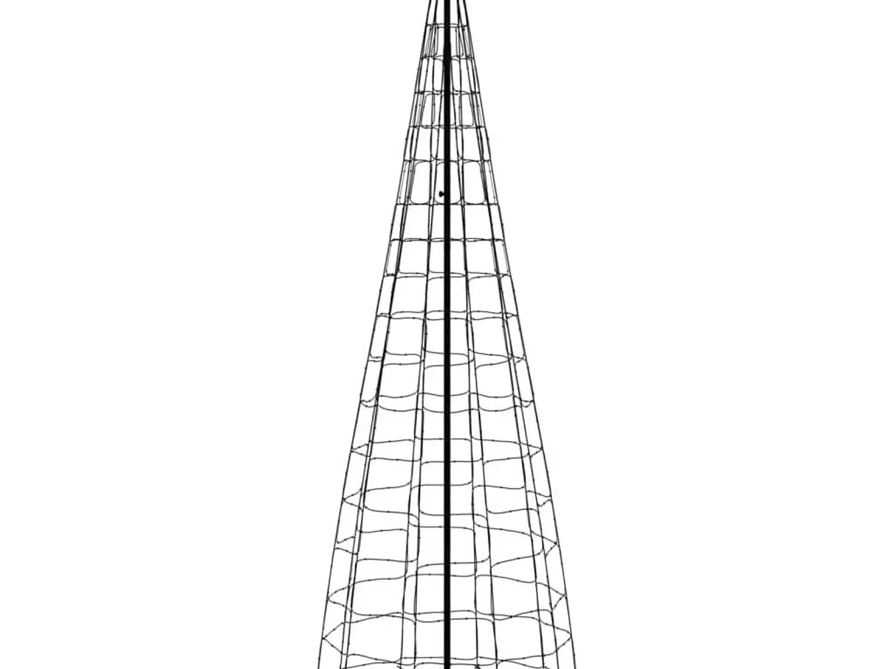 Billede 5 - Lysende juletræ med spyd 570 LED'er 300 cm varmt hvidt lys