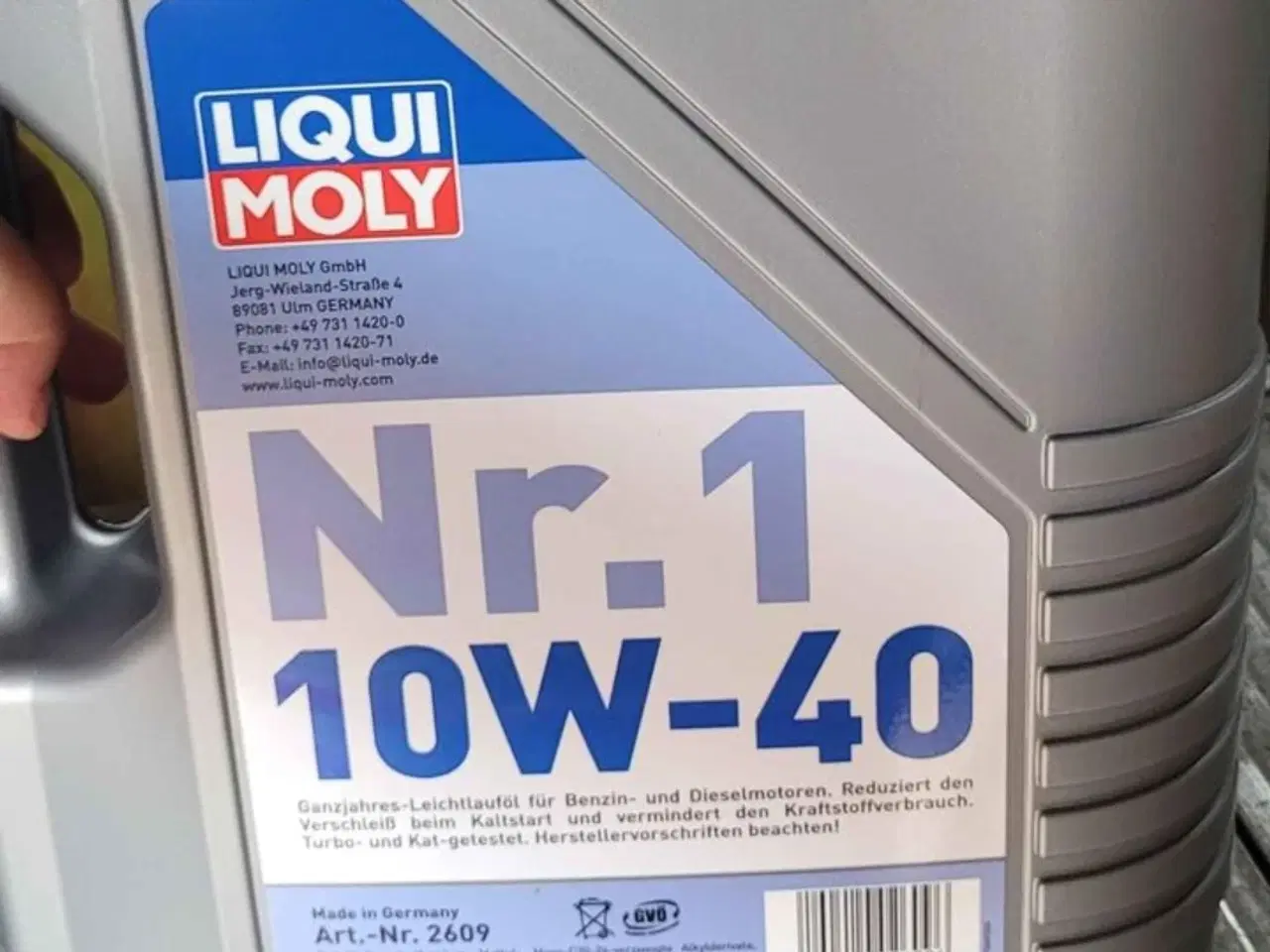 Billede 2 - MotorOlie Liqui Moly 10 W 40