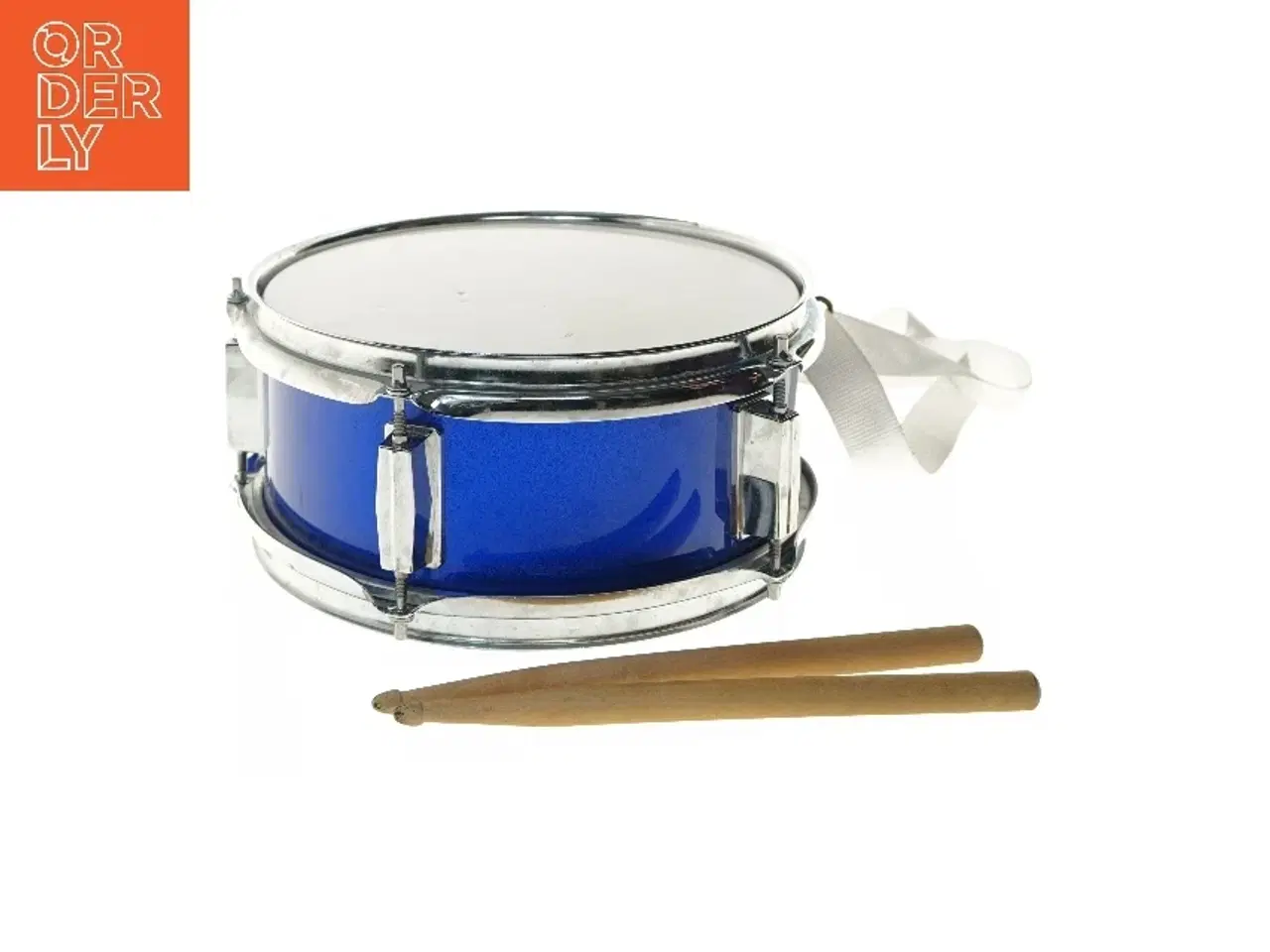 Billede 1 - Lille tromme med stikker (str. Ø 28 cm)