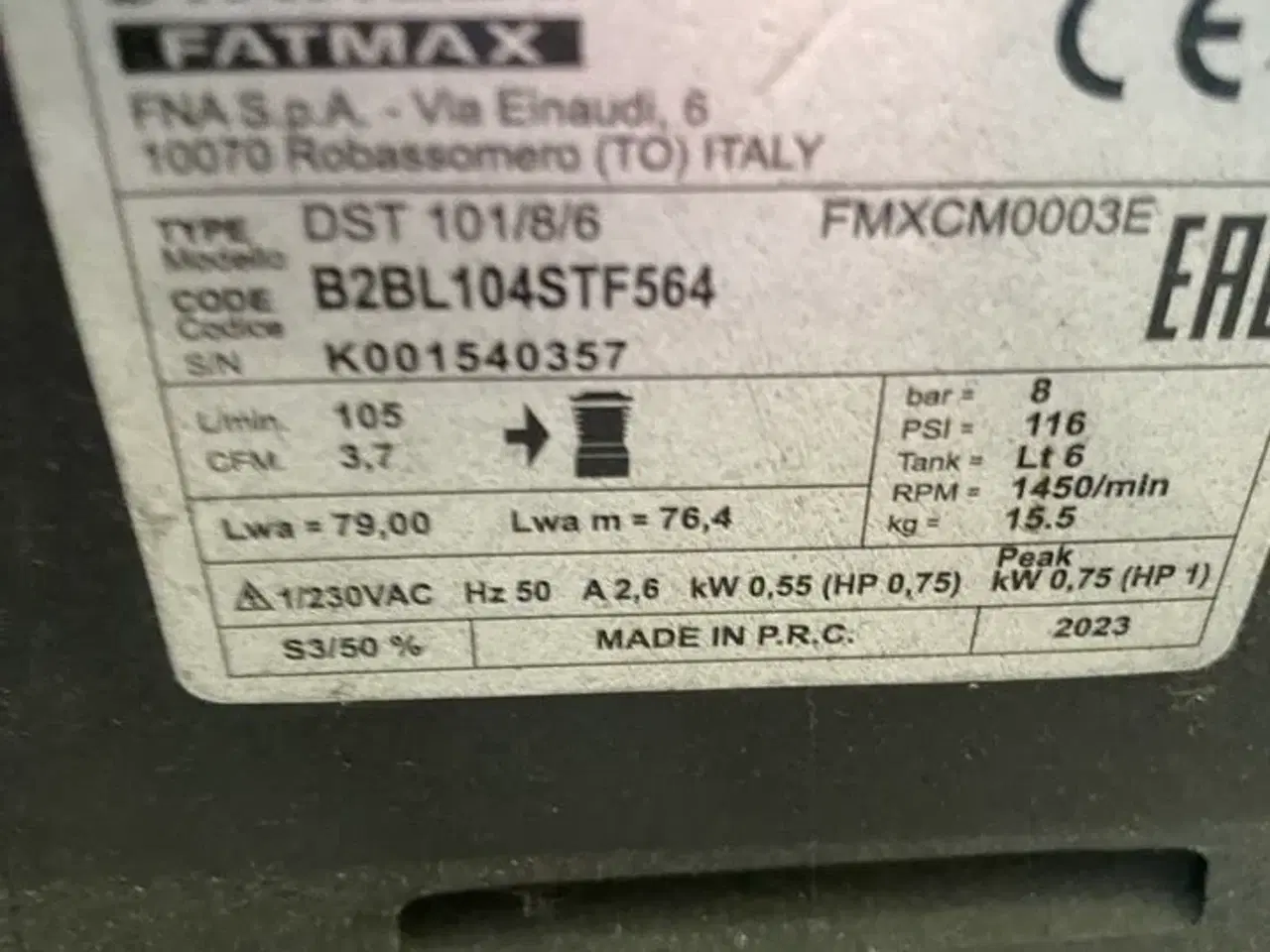 Billede 2 - Kompressor STANLEY FATMAX