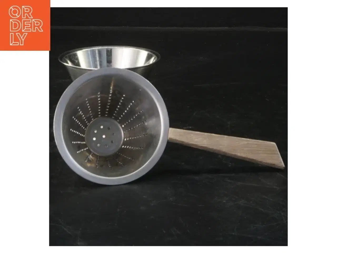 Billede 2 - Metalsigte til the (str. 14x7 cm)