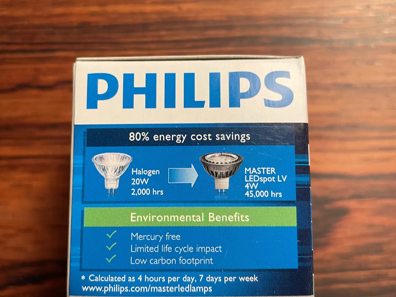 Billede 7 - 27 stk. Philips GU5.3/MR16 LED 4W 2700K lyskilder