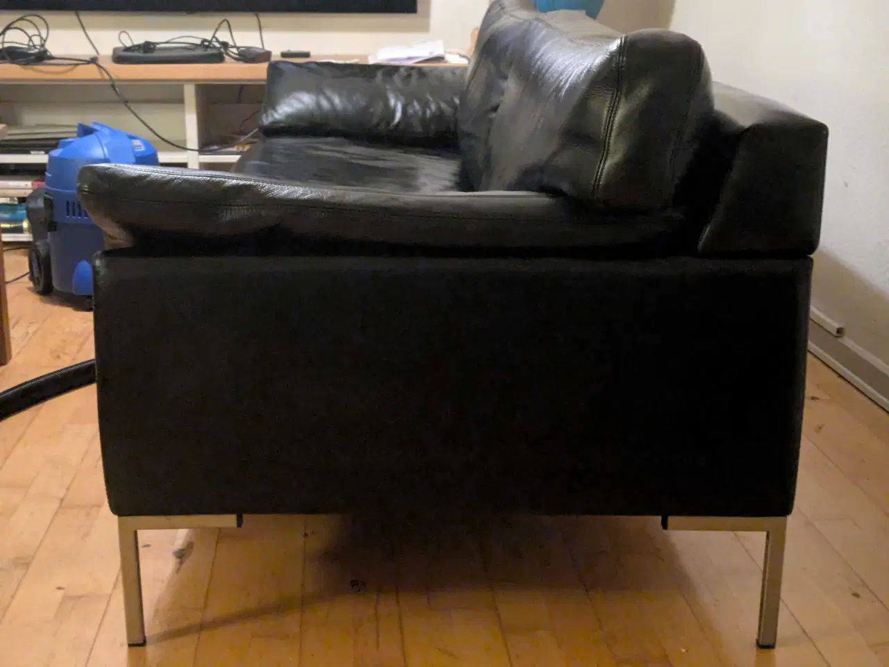 Billede 4 - sorte lædersofaer Mogens Hansen
