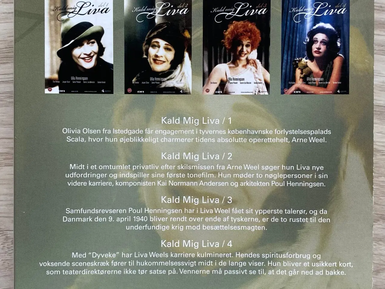 Billede 2 - Kald Mig Liva - Hele serien Del 1-4 (1992)