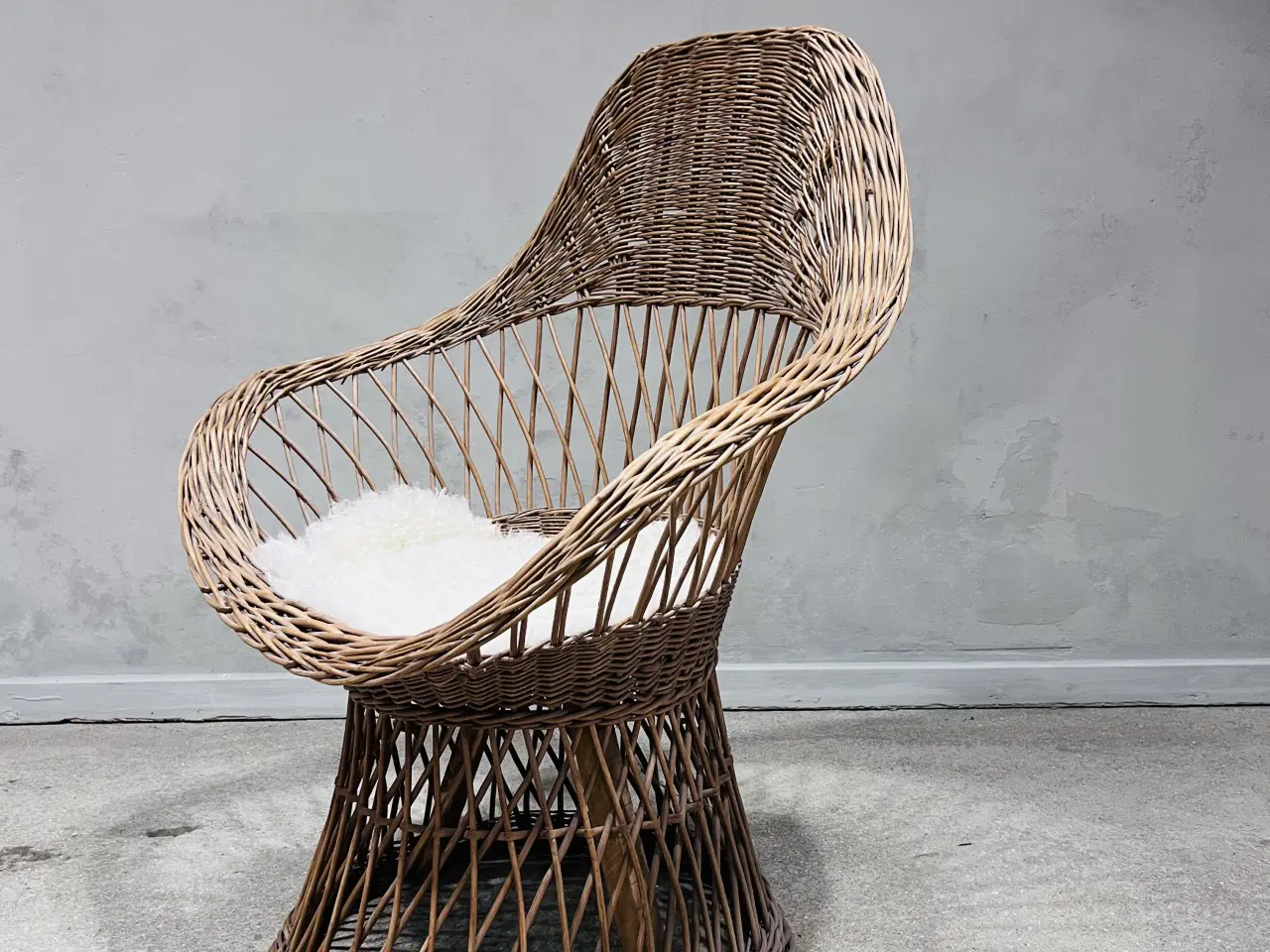 Billede 4 - Kurvestol, bambus, 1960'erne/70'erne.