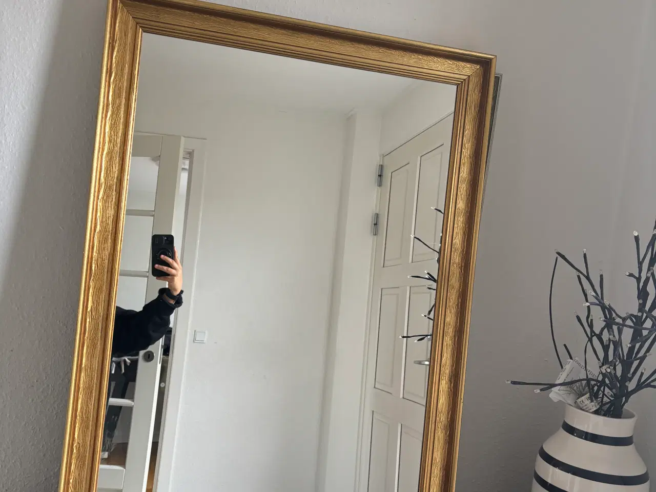 Billede 5 - klassisk spejl med guldramme