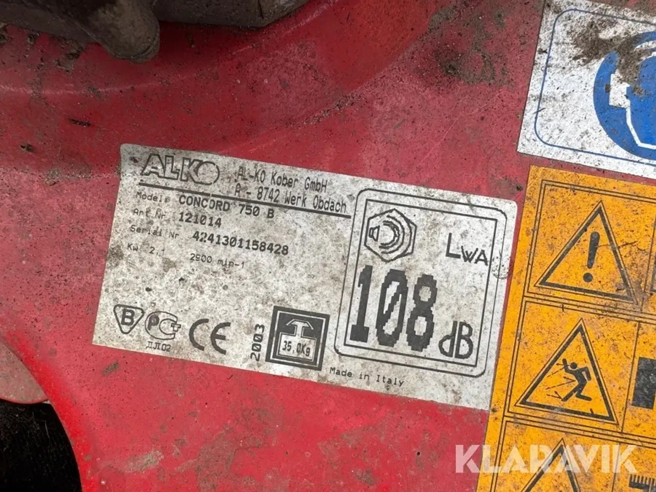 Billede 10 - Løvsuger AL-KO Concdrd 750 B