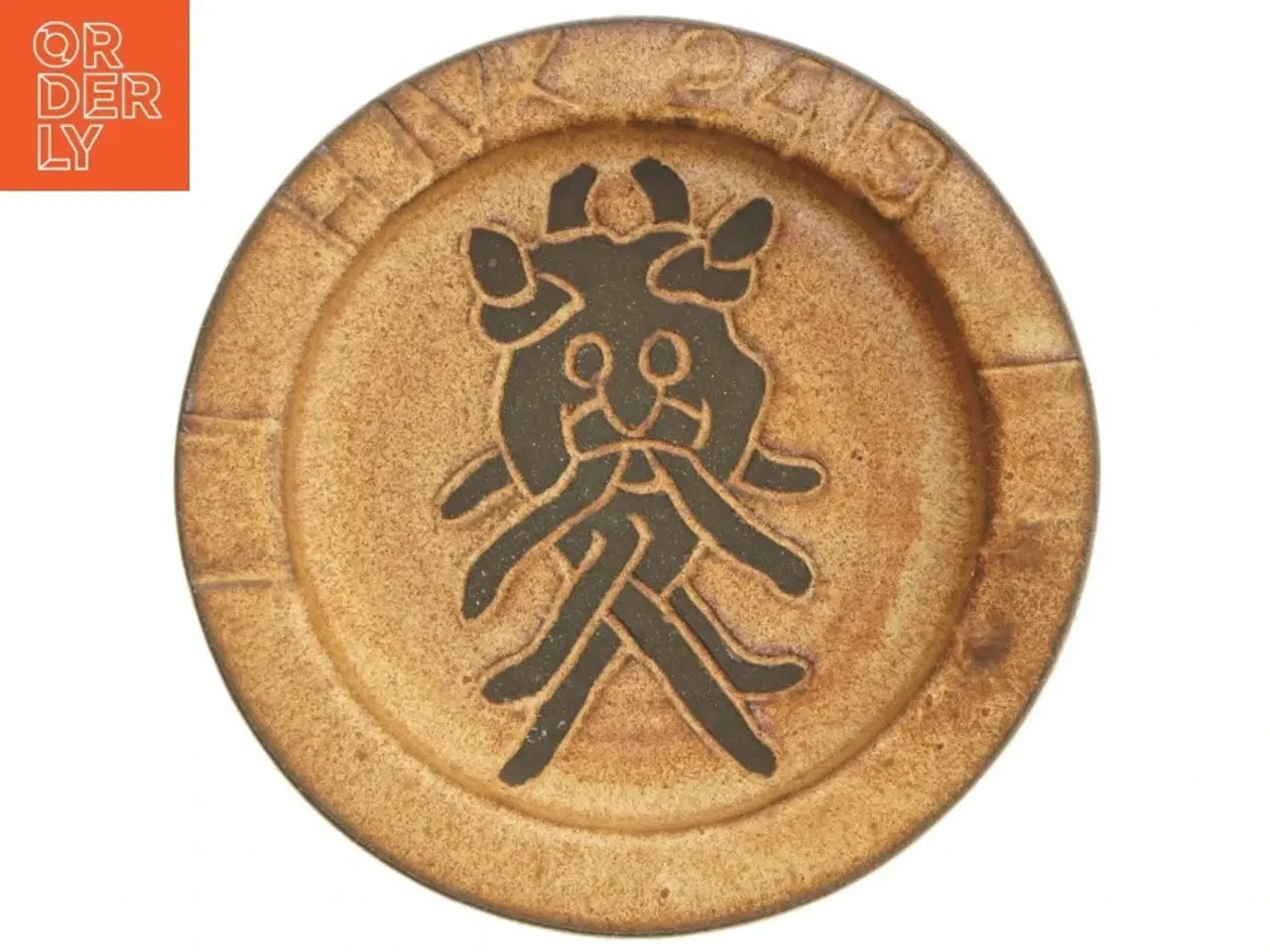 Billede 1 - HAK Odins Maske Keramik fad (str. Ø. 26. cm)
