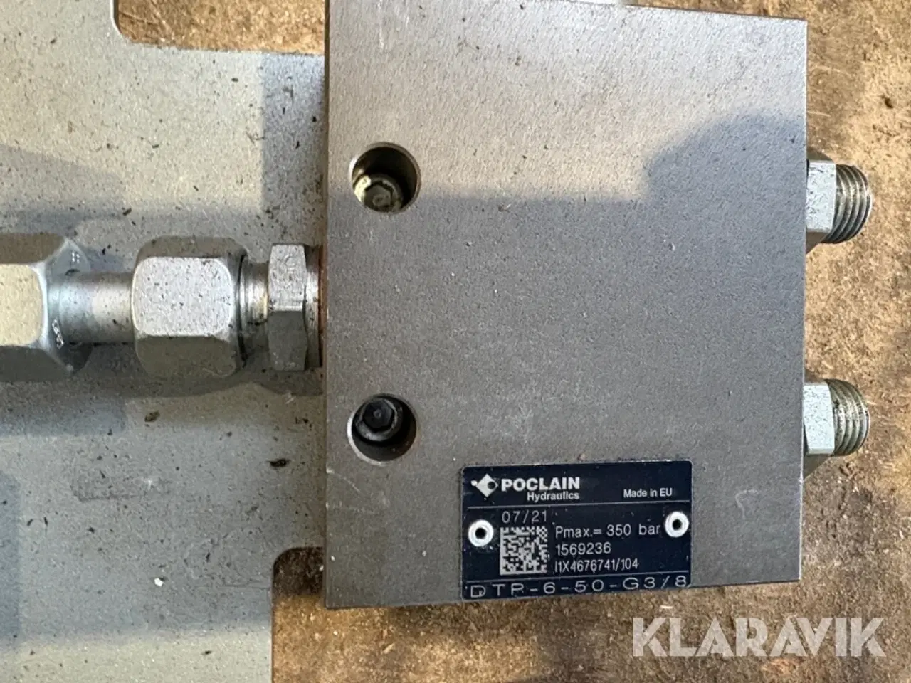 Billede 8 - Hydraulisk skydeventil samt hydraulik dele