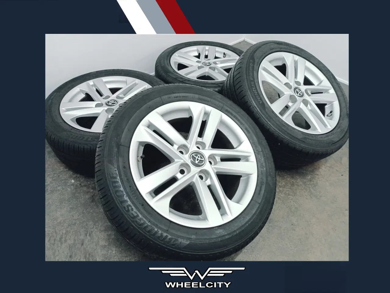 Billede 1 - 5x114,3 16" ET40 nav 60,1ø TOYOTA sommersæt DEMO