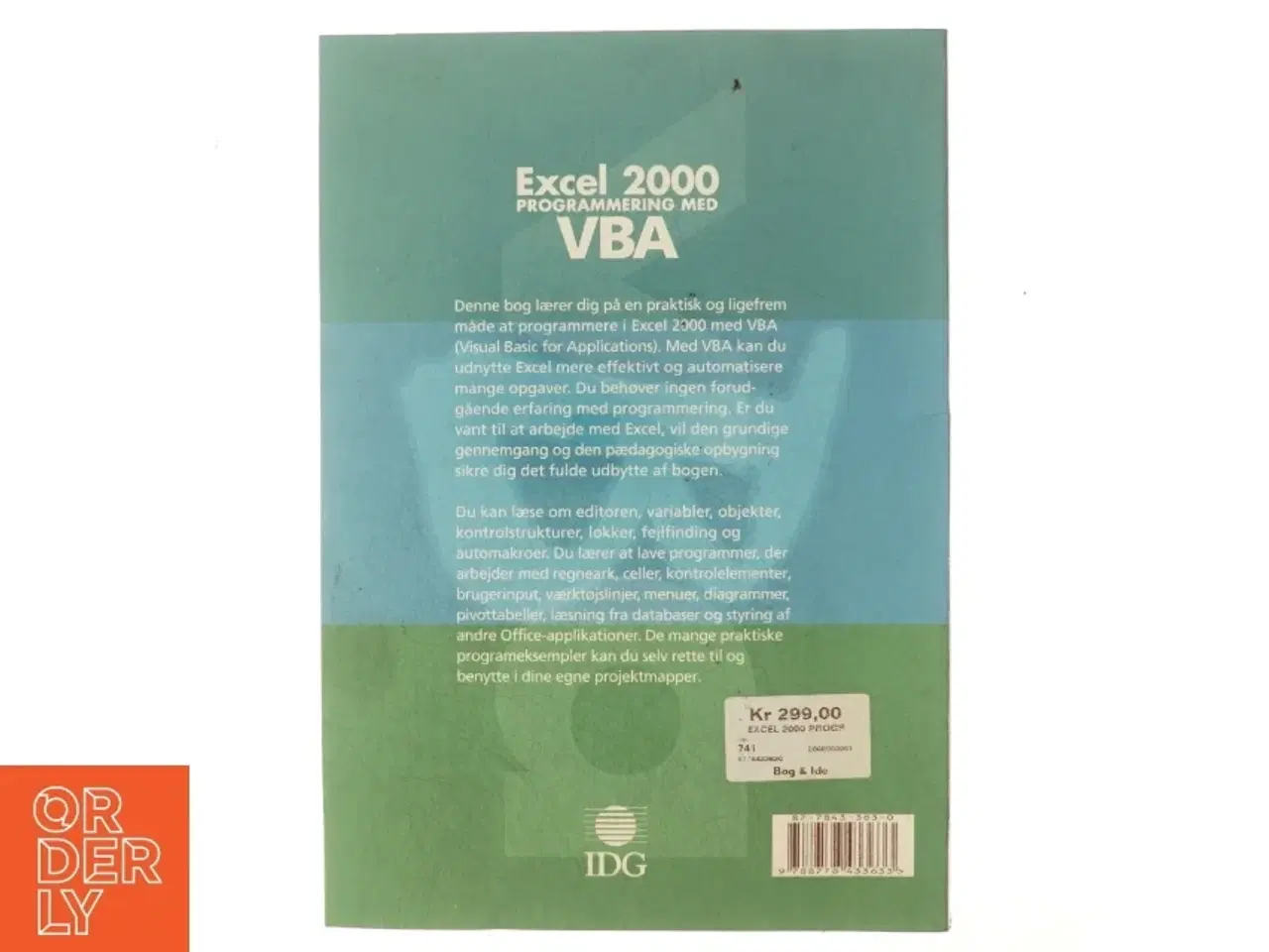 Billede 3 - Excel 2000 programmering med VBA af Sharon Podlin (Bog)