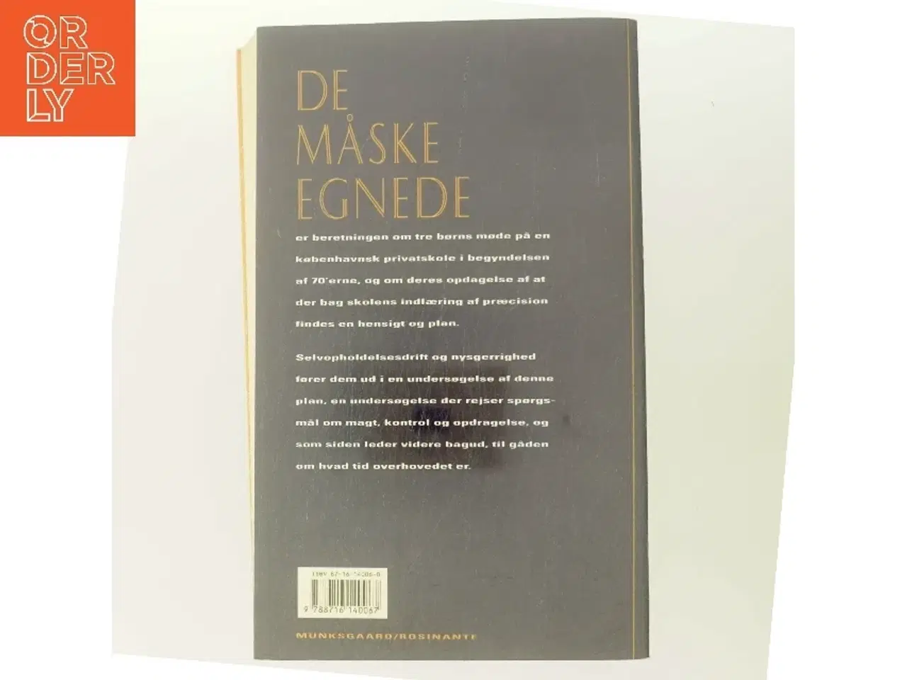 Billede 3 - De måske egnede : roman af Peter Høeg (f. 1957-05-17) (Bog)