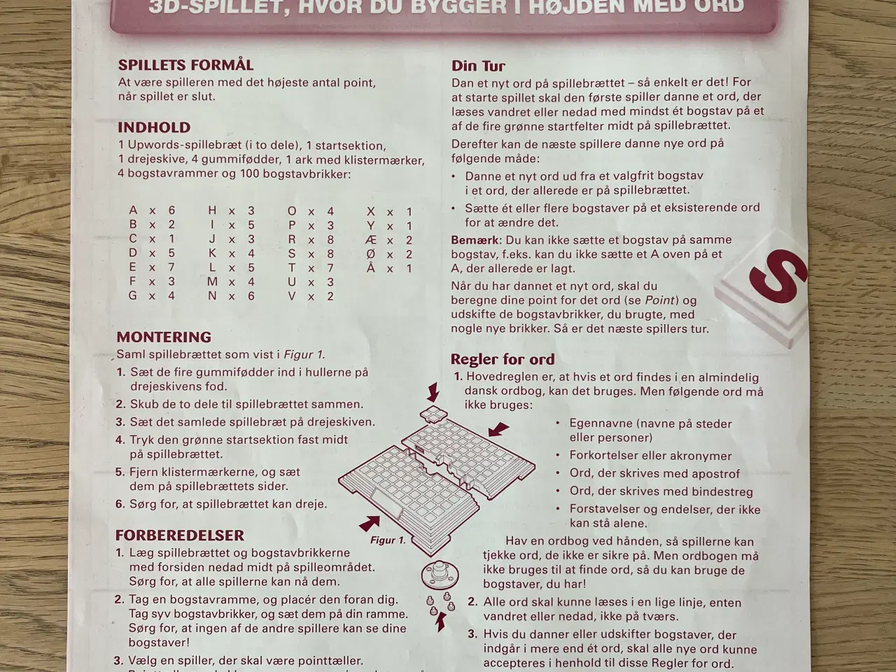 Billede 4 - KOMPLET spil - Upwords 
