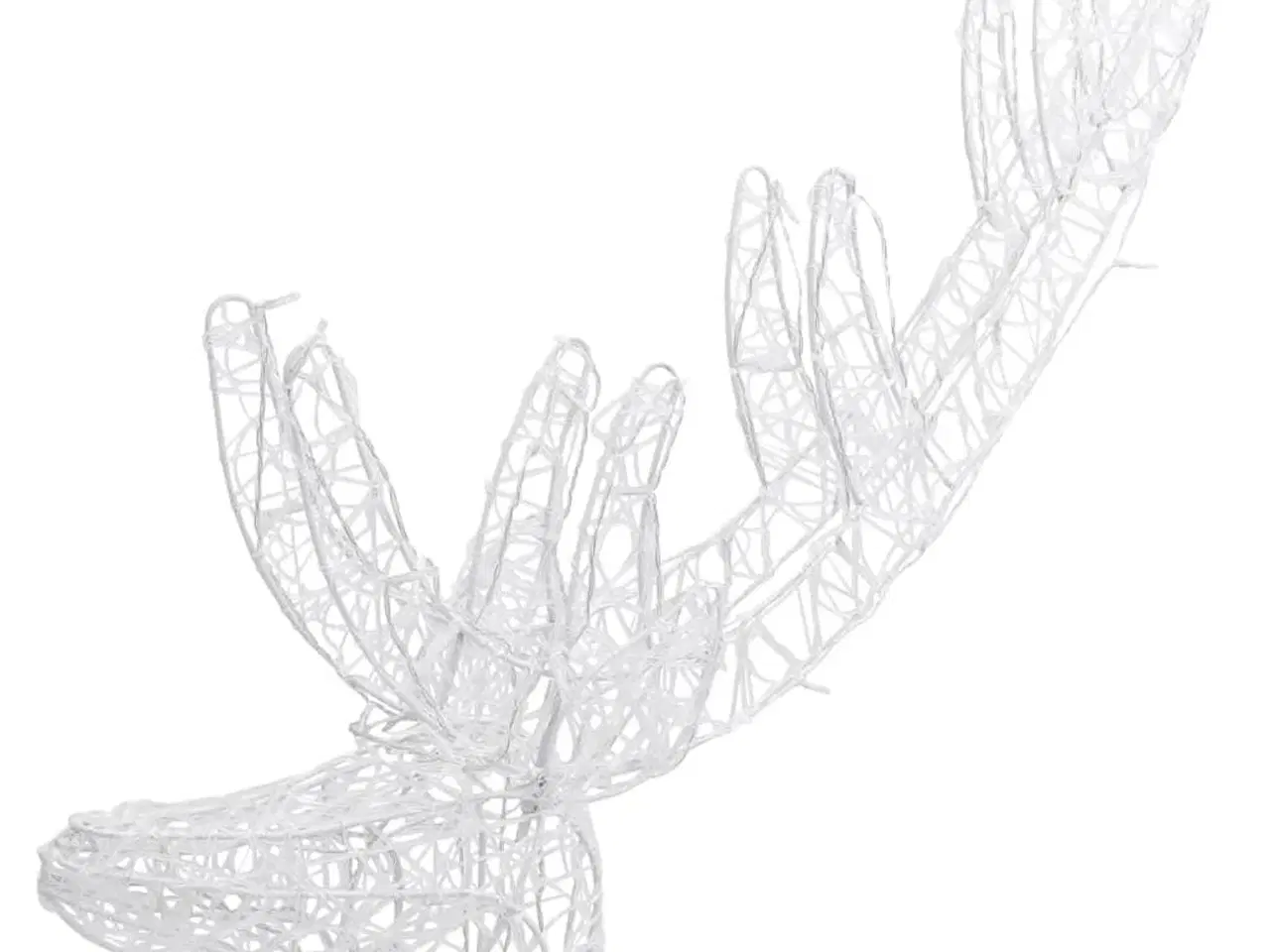 Billede 6 - Julerensdyr XXL 180 cm 250 LED'er akryl varm hvid