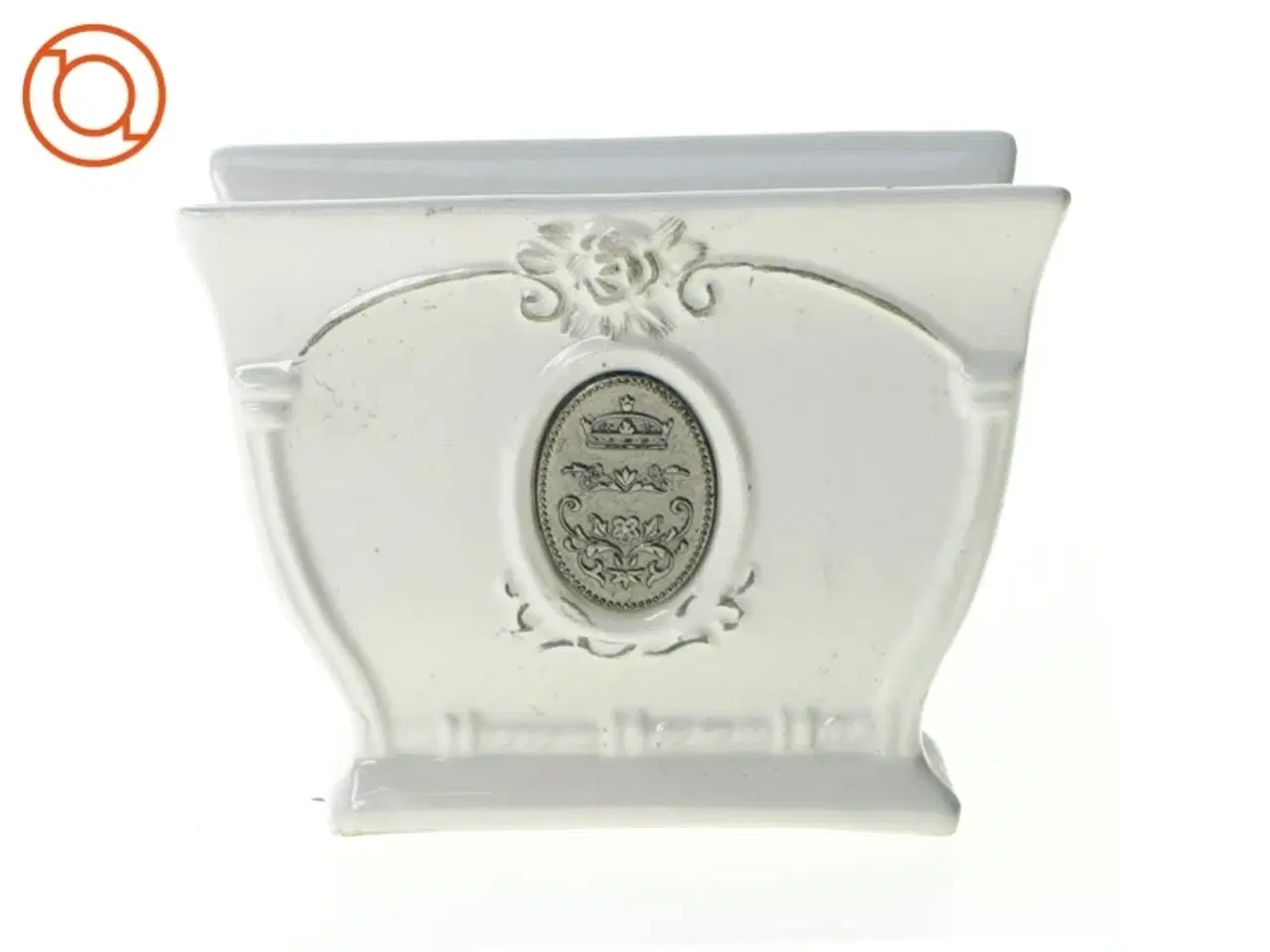 Billede 1 - Porcelæns holder fra Udesen Danmark (str. 10 x 7 x 3 cm)