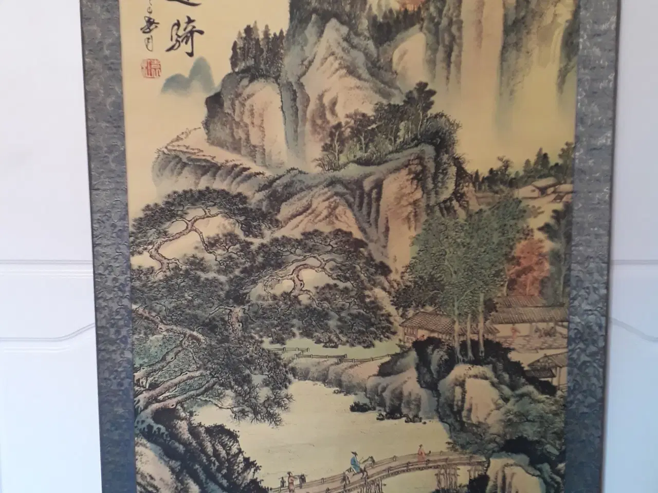 Billede 2 - Vægbillede i silketryk - Købt i Kina