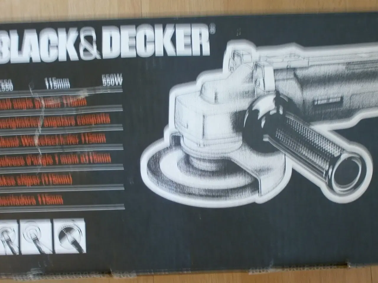 Billede 1 - Perfekt Gave ! - NY Black & Decker vinkelsliber