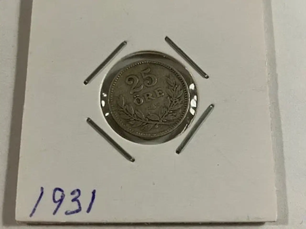 Billede 1 - 25 øre 1931 Sverige