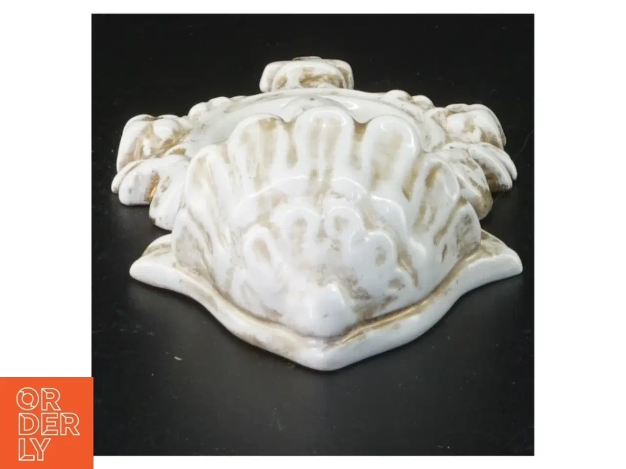 Billede 3 - Antikt vievandsk kar Porcelæn vægophæng (str. 22 x 10 cm)