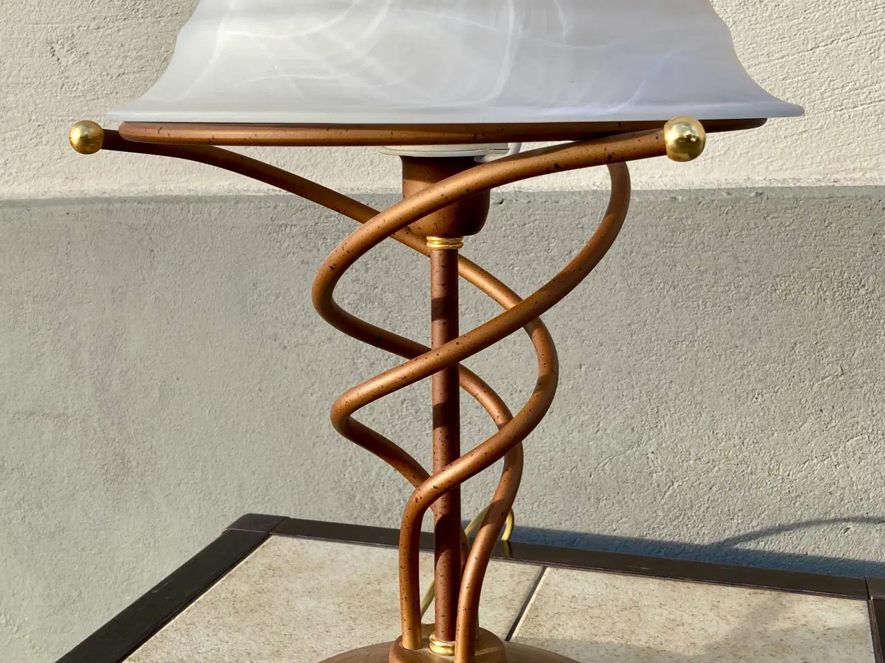 Billede 4 - Bordlampe med Murano glas