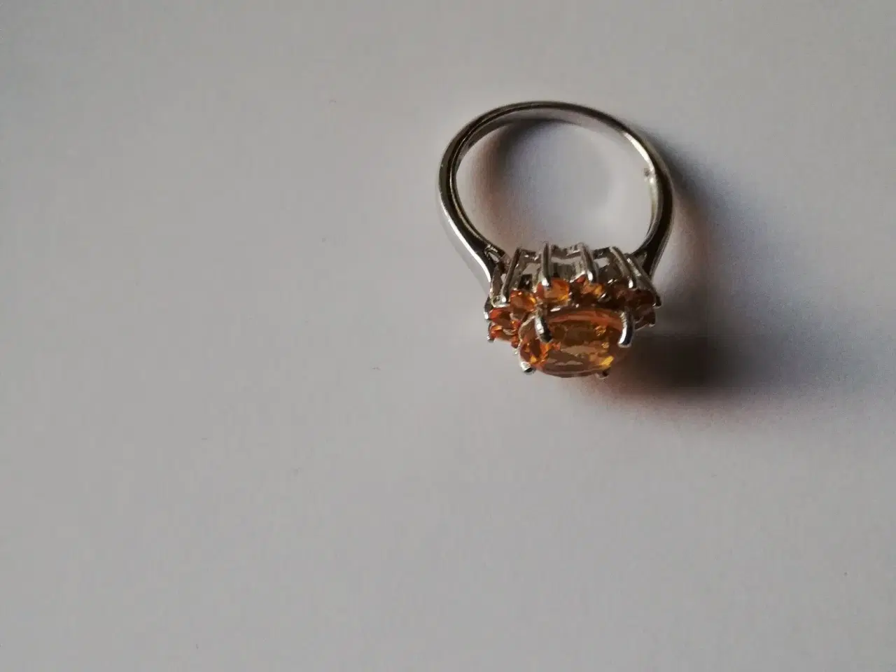 Billede 7 - finger ring med citrin, 9 crt gold - størrelse: 54