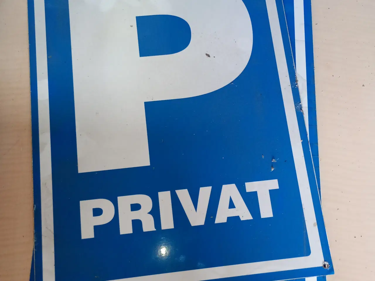 Billede 5 - Gamle Teori skilte og 2 stk blik skilte