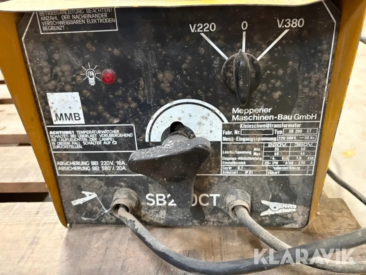 Billede 11 - Elektrodesvejser Meppener maschinen bau SB200CT